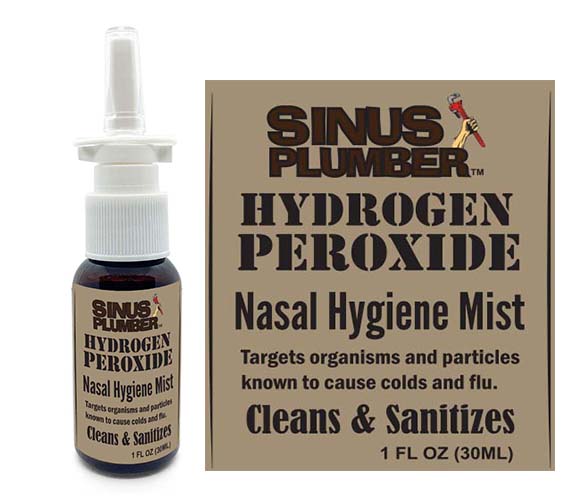 Hydrogen Peroxide Nasal Spray Kills Virus Particles